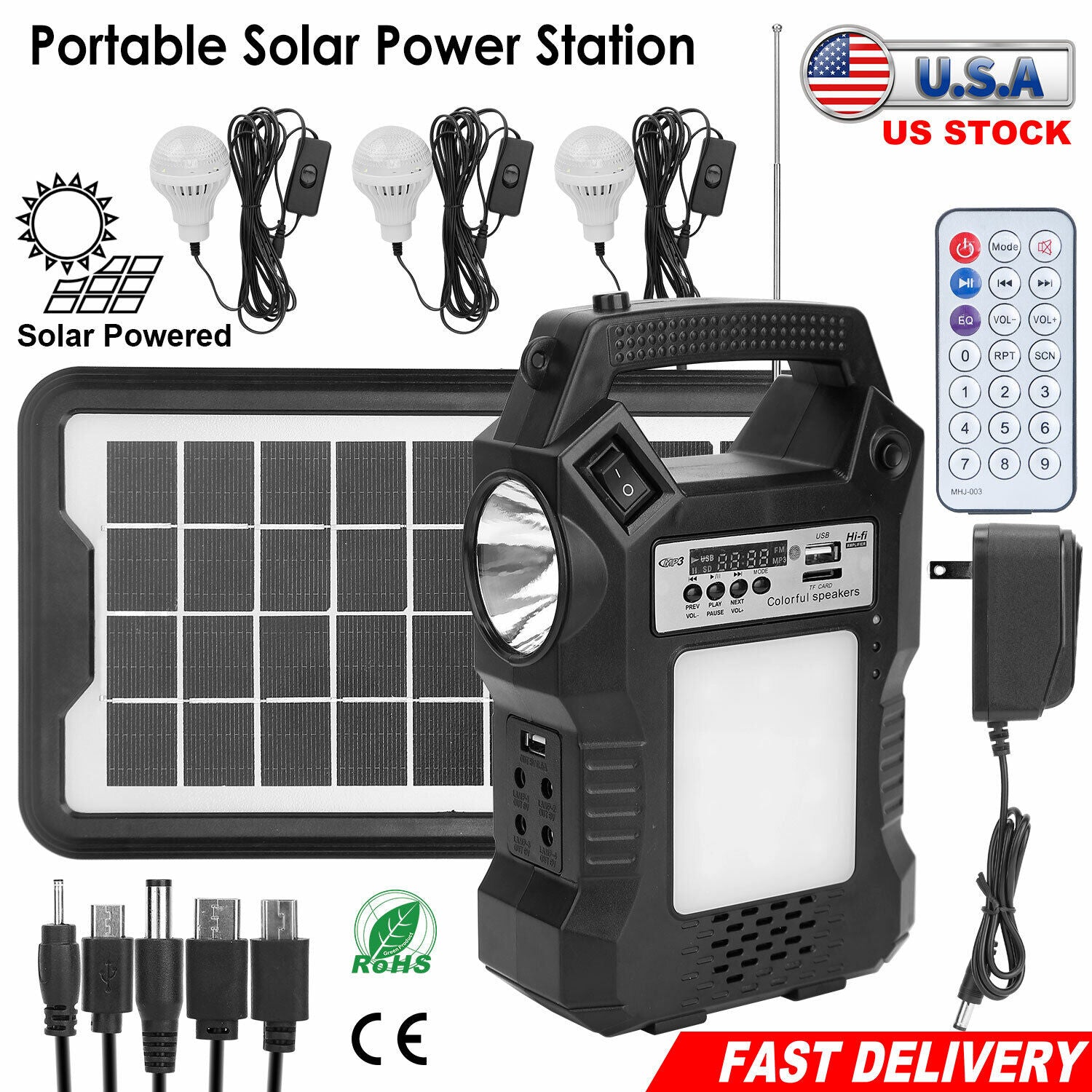 Portable Solar Power Bank 