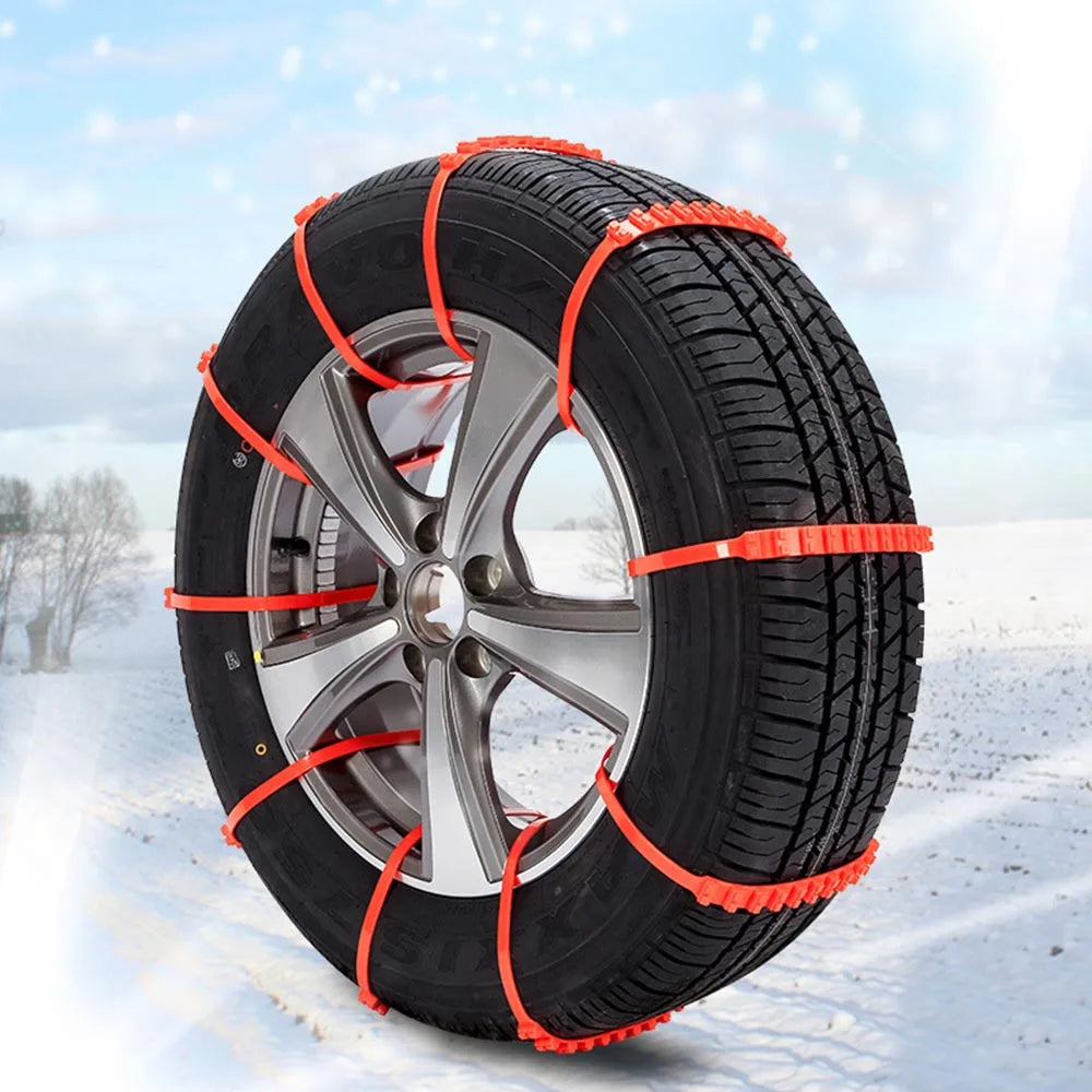 1Pc Universal Car Emergency Wheel Tire Snow Anti-Skid Emergency Chain for Car off Road Vehicle SUV Winter Safety Driving