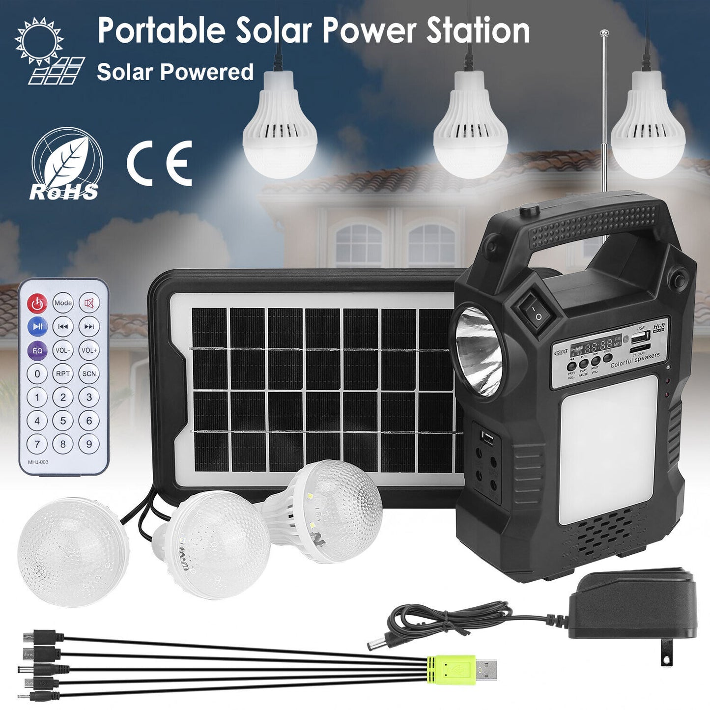 Portable Solar Power Bank 