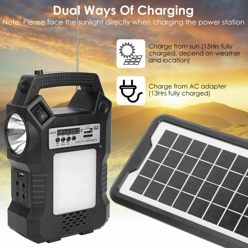 Portable Solar Power Bank 